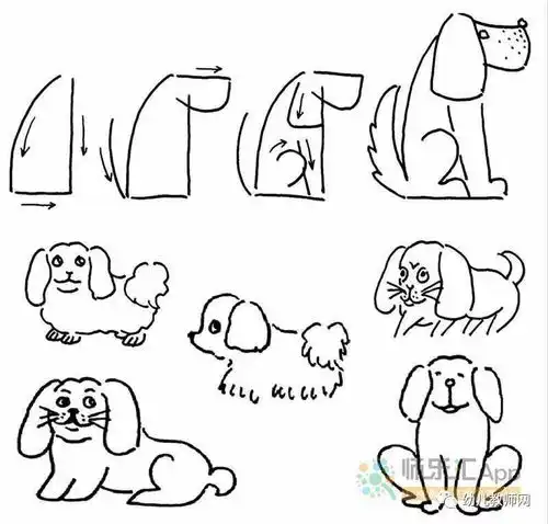 春节准备篇狗狗简笔画