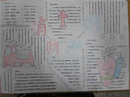 消防安全黑板报预防电冰箱火灾