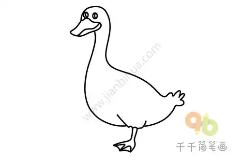 教你画鹅简笔画