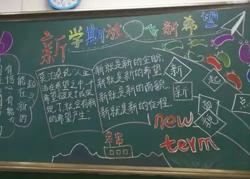 新学期,新起点,新面貌