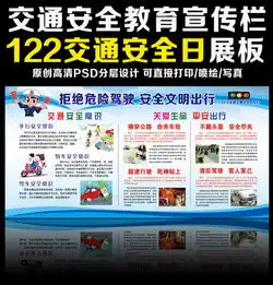 道路交通安全展板图片设计素材高清psd模板下载27.02mb其他展板大全