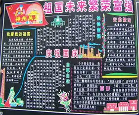 国庆节黑板报国庆节黑板报图片大全
