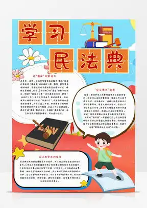 模板下载民法典手抄报图片设计素材熊猫办公
