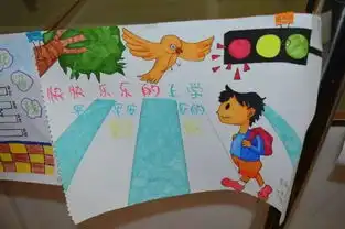 小手拉大手共守文明交通记泉海小学雏鹰奋翅初翱翔交通见证领巾红