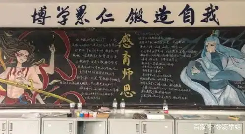 初中生黑板报走红,班主任看后舍不得擦,美术老师也自愧不如