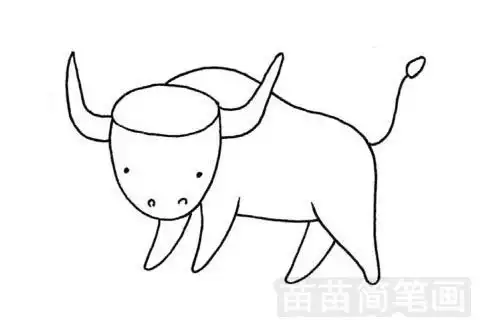 驼牛简笔画图片大全教程