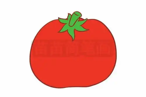 西红柿简笔画图片大全画法