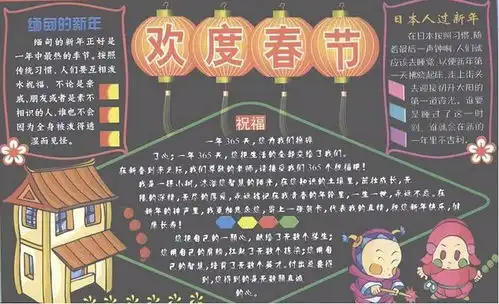 2021年春节黑板报图片大全