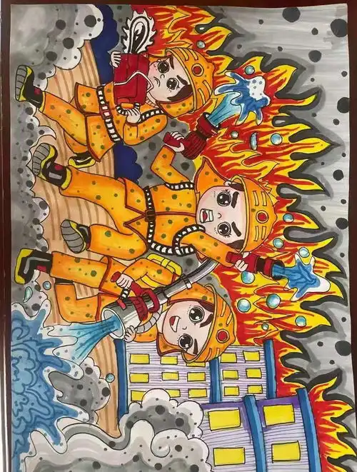 神池消防救援大队开展辖区中小学幼儿园消防主题征文绘画作品征集活动