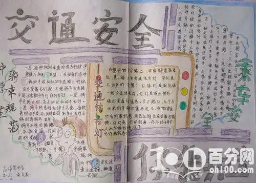 计算机的简单手抄报图片,简单又漂亮的交通安全手抄报图片内容...
