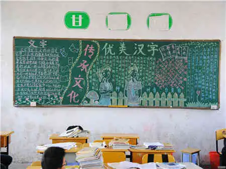 推广普通话黑板报倡议推广普通话