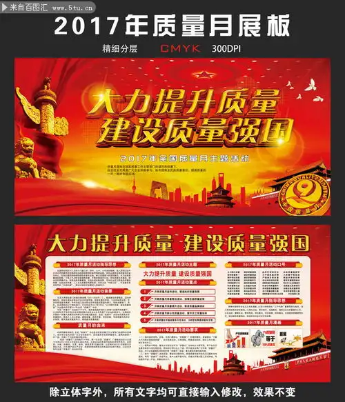2017质量月宣传主题板报素材