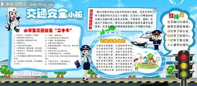 交通安全小报模板下载