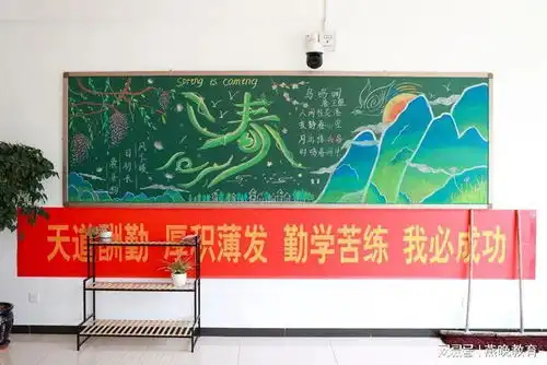 河北承德拥抱春天主题板报,普臻学子和春天的故事