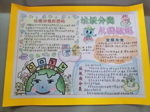 绿色环保行动垃圾分类回收