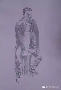 色粉人物画美是由内而外的