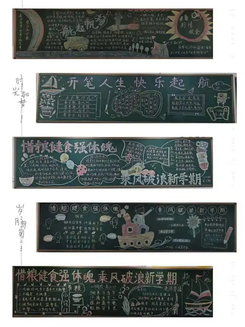 少先队新学期,板报先来报个道