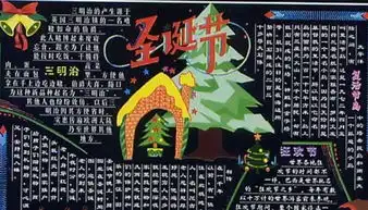 2019年高中圣诞节黑板报图片5张
