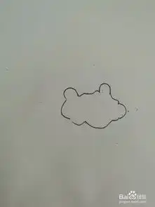 画一个可爱的云朵的简笔画