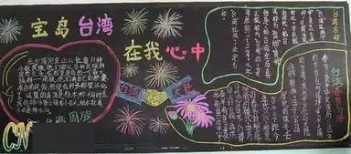 两岸一家亲共圆中国梦涉台教育进校园手抄报