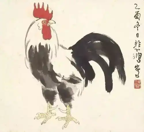 徐悲鸿笔下的飞禽走兽,栩栩如生
