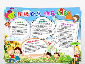 小学生心理健康教育宣传小报完整内容模板图片设计素材高清psd下载64.28mb心理健康手抄报大全