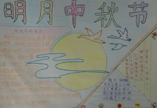 中秋明月手抄报内容