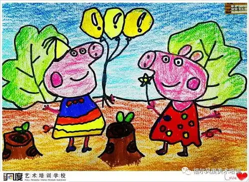 风度美术小猪佩琪我和乔治的日常海绵小乖