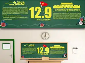 纪念一二九运动黑板报内容资料图片大全设计素材高清模板下载33.96mb纪念日黑板报大全