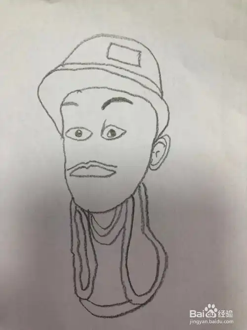 光头强的素描画