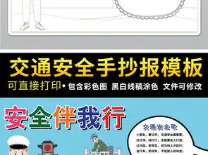 中小学生校园交通安全小报幼儿园手抄报模板图片素材交通安全手抄报大全psd下载18.75mb安全健康手抄报