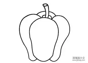 蔬菜简笔画大全辣椒简笔画大全
