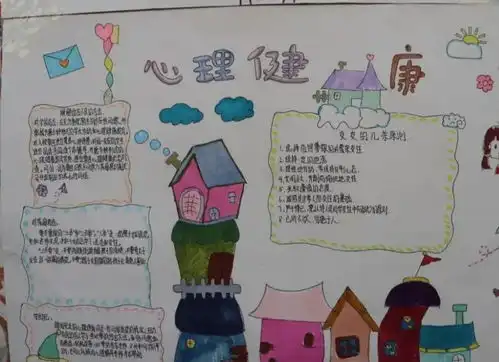 让心灵充满阳光阜南五初心理健康手抄报比赛,速度围观点赞