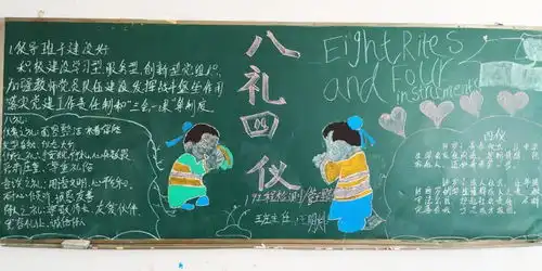 学八礼四仪做文明学生