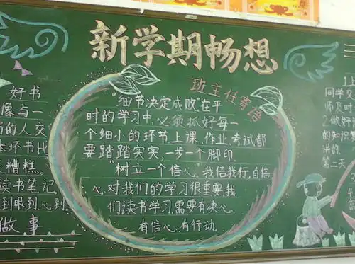 最新开学黑板报图片简单又漂亮通用版