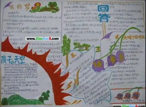 有没有五年级的读书小报,不要太简单,也不要太难,给图片