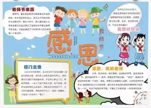 谢师恩丨2020年秋教师节贺卡制作手抄报模板分享