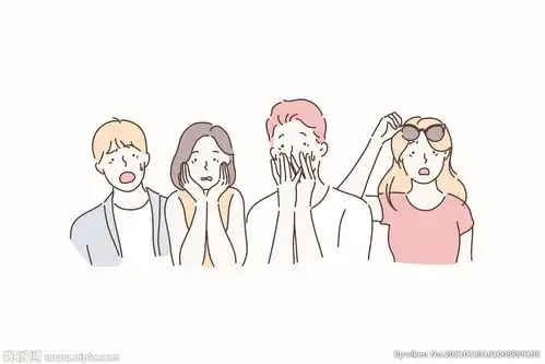 简约人物生活形象插画图片