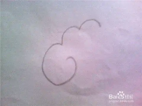 简笔画美丽的云朵