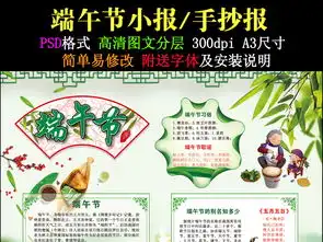 端午节小报传统习俗中国风电子报模板图片psd设计图下载端午节手抄报大全编号16499940