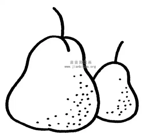 梨子简笔画图片与知识