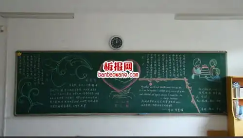 关于母亲节的黑板报