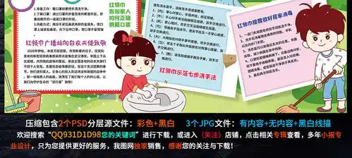 抗疫情红领巾在行动小报预防新型冠状病毒武汉肺炎小报手抄报图片模板下载