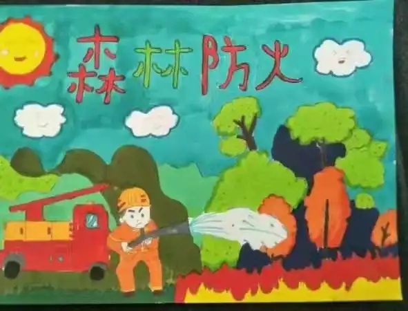 小手拉大手,防火保家园窝洛沽镇中心幼儿园开展森林防火安全线上教育活动
