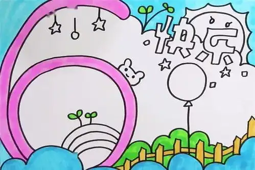 儿童节快到了,这是比赛用的六一儿童手抄报,妈队们要给孩子收藏喽