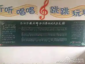 乌镇小学里解放军和武警留下精美黑板报图