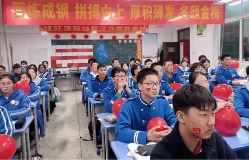 南阳市二十二中九年级2022年中考百日冲刺誓师主题班会侧记