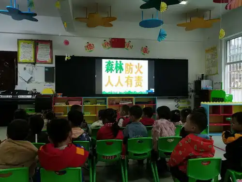武陵源区索溪中心幼儿园开展森林防火宣传教育主题活动