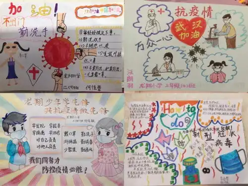 千幅作品千种守望千样支持五华区龙翔小学少先队员抗疫足迹