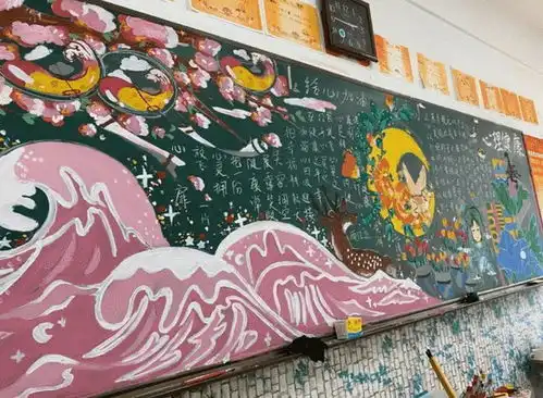 小学生黑板报走红,老师看后舍不得擦,小学生中暗藏高手